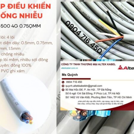 Cáp SH-500 4G 0.75QMM có lưới Altek Kabel Hà Nội, Đà Nẵng Cáp SH-500 4G 0.75QMM có lưới Altek Kabel Hà Nội, Đà Nẵng