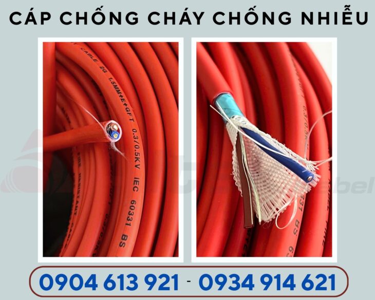 Cáp chống cháy chống nhiễu 2×1.5mm Altek Kabel tiêu chuẩn Đức