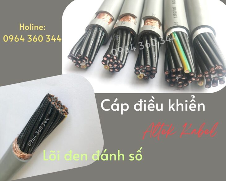 Cáp điều khiển, tín hiệu nhiều lõi mềm Altek Kabel