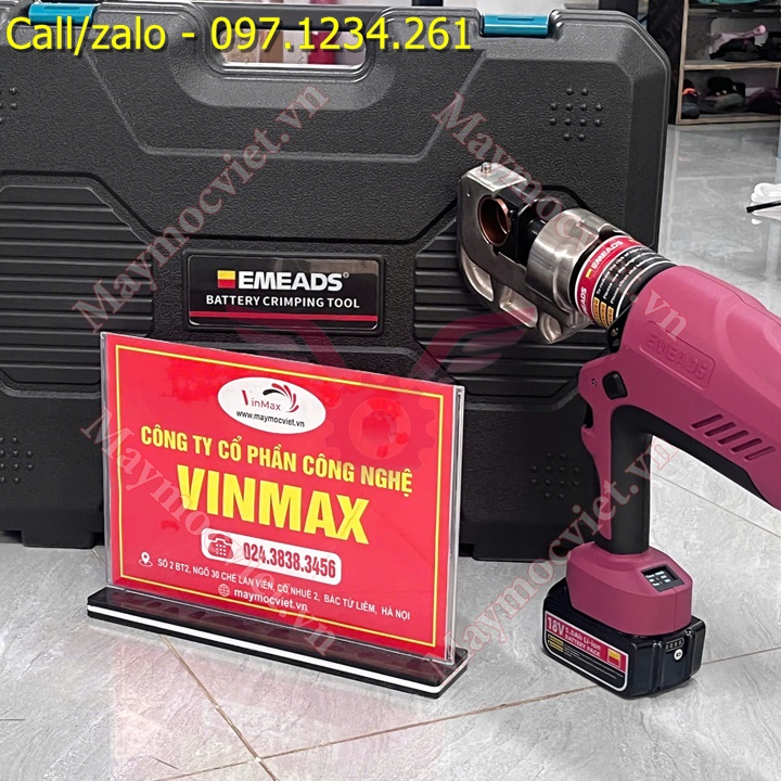 Máy ép cos thủy lực chạy pin Emeda EBS-400 giá rẻ