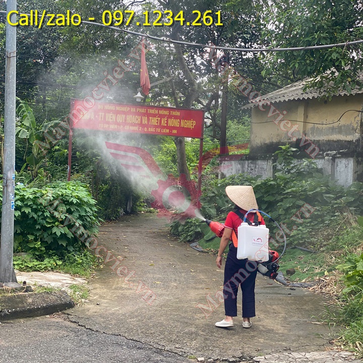 Máy phun sương kèm thổi lá 2 thì có đề Turbo WG66 giá rẻ