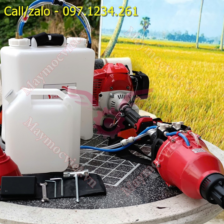 Máy phun sương kèm thổi lá 2 thì có đề Turbo WG66 giá rẻ