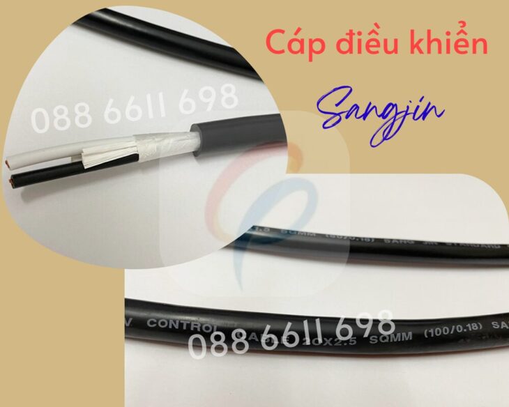 Cáp điều khiển 2×1.25 Sangjin sẵn kho HCM