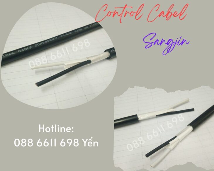 Cáp điều khiển 2×1.25 Sangjin sẵn kho HCM