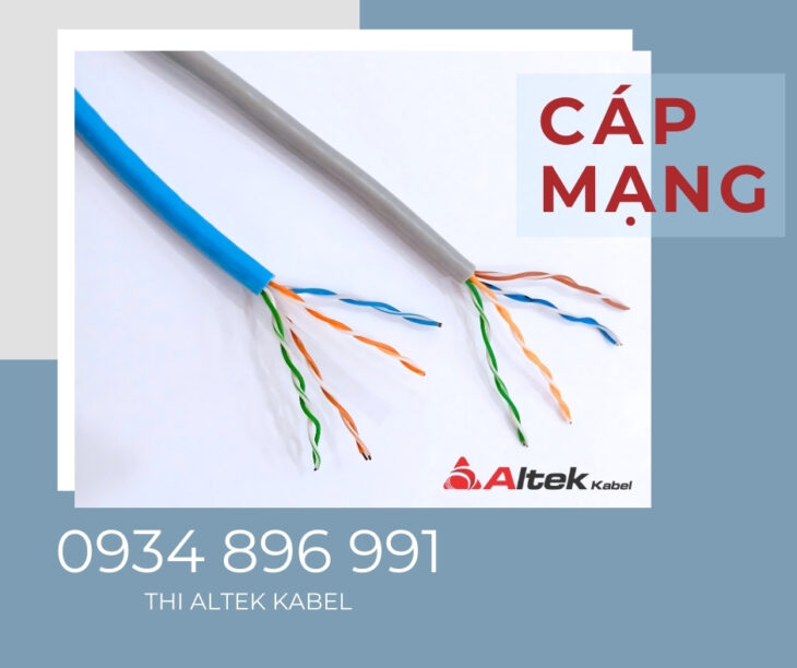 Cáp mạng Altek Kabel Cat5e, Cat6 chính hãng – Giá tốt, giao hàng toàn quốc