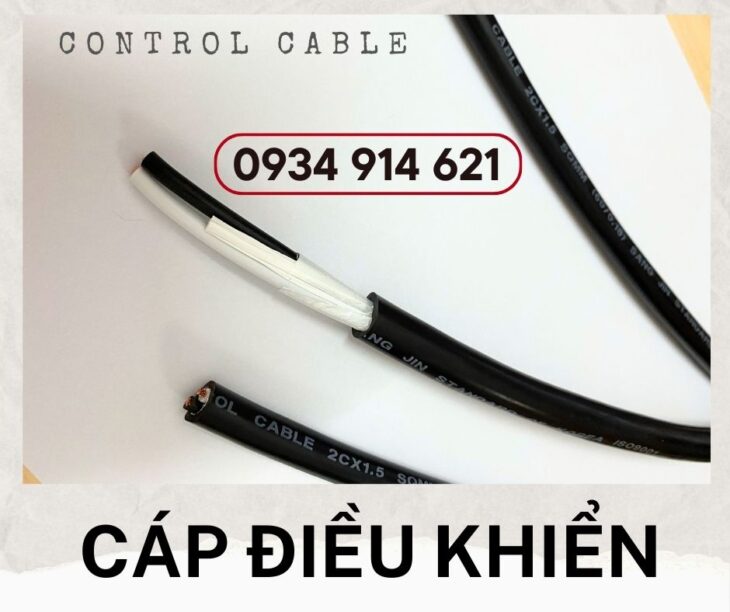 Cáp điều khiển RVV 2×1.25 Sangjin – Control Cable – sẵn hàng kho HCM