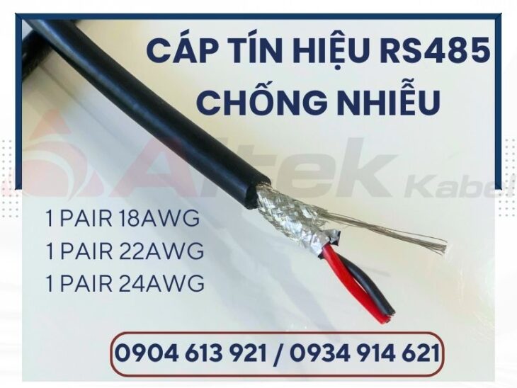 Cáp tín hiệu RS485 18AWG chính hãng Altek Kabel