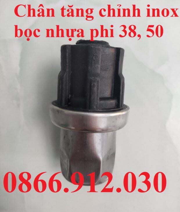 Công dụng chân tăng chỉnh inox bọc nhựa cho bàn bếp công nghiệp