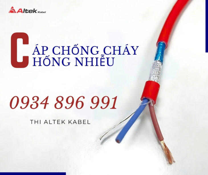 Dây cáp chống cháy chống nhiễu 2×0.75+E+GFT Altek Kabel – Hàng sẵn kho
