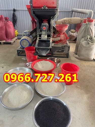 Máy xay xát gạo liên hoàn 3 pha kèm gầu tải Takyo TK1100