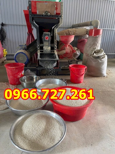 Máy xay xát gạo liên hoàn 3 pha kèm gầu tải Takyo TK1100