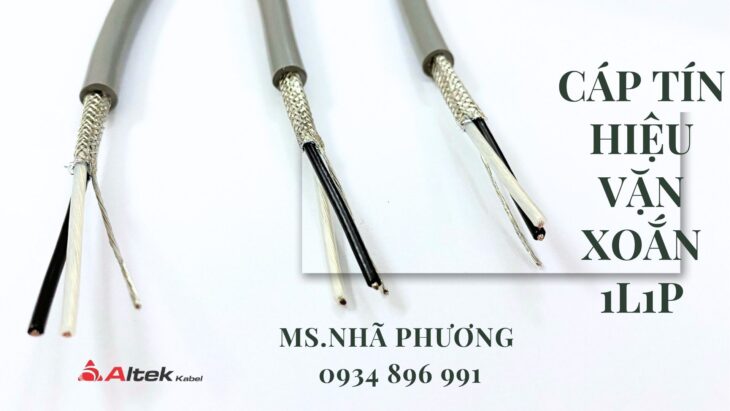 CÁP TÍN HIỆU VẶN XOẮN ALTEK KABEL 1 LÕI 22AWG CÓ SẴN.