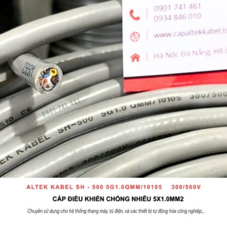 Cáp tín hiệu 5×1.0 chống nhiễu Altek Kabel Đà Nẵng, Huế, Quảng Nam, Bình Định Cáp tín hiệu 5×1.0 chống nhiễu Altek Kabel Đà Nẵng, Huế, Quảng Nam, Bình Định