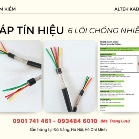 Cáp tín hiệu chống nhiễu 6 lõi Đà Nẵng, Quảng Ngãi, Huế, Quảng Nam Cáp tín hiệu chống nhiễu 6 lõi Đà Nẵng, Quảng Ngãi, Huế, Quảng Nam