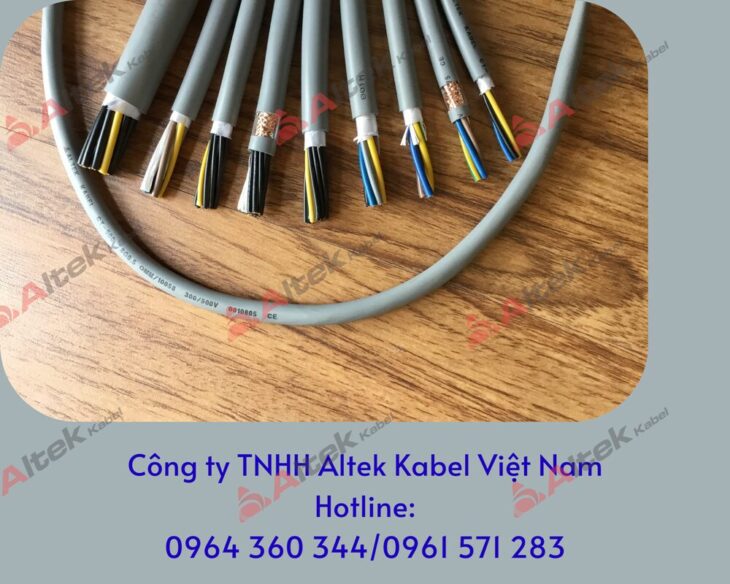 Dây cáp điều khiển nhiều lõi Altek Kabel giá đại lý
