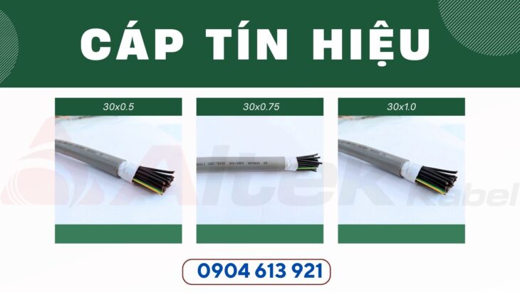Cáp điều khiển 30 lõi RVVP 30×1.0 chống nhiễu Altek Kabel Đà Nẵng
