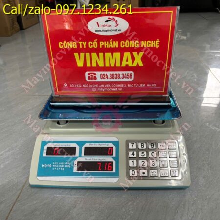 Cân tính tiền dùng pin K019 giá rẻ Cân tính tiền dùng pin K019 giá rẻ