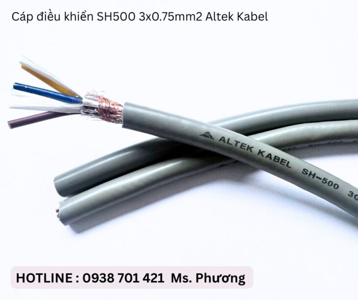 Cáp điều khiển SH500 3×0.75mm2 Altek Kabel Đà Nẵng, Hà Nội, Hồ Chí Minh