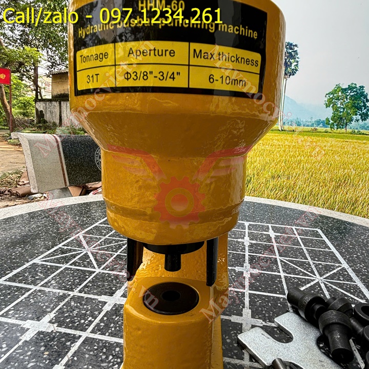 Máy đột lỗ thủy lực CH60-HHM60 giá rẻ