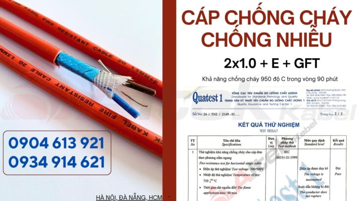 Cáp chống cháy chống nhiễu 2×1.5 Altek Kabel Đà Nẵng