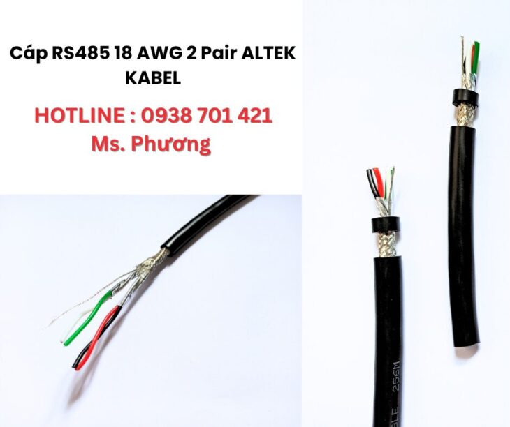Cáp RS485 18 AWG 2 Pair ALTEK KABEL Đà Nẵng, Hà Nội, Hồ Chí Minh