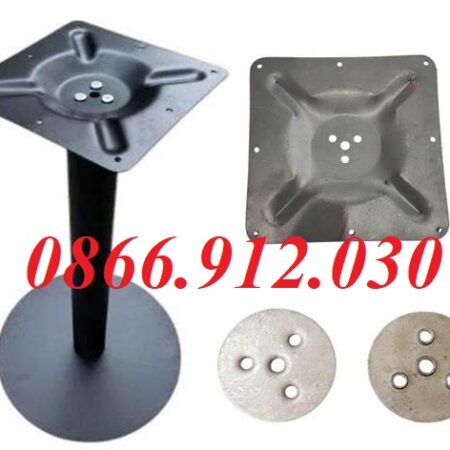 Mặt bích bàn cà phê 250x250mm, bas liên kết mặt bàn