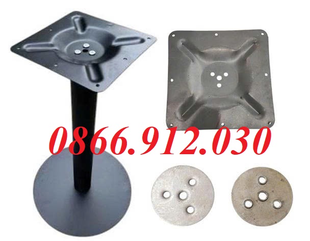 Mặt bích bàn cà phê 250x250mm, bas liên kết mặt bàn