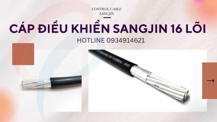 Cáp Sangjin 16 lõi 16×0.75mm – phân phối tại HCM