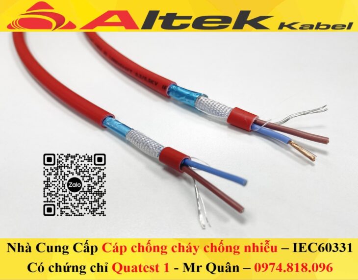 Cáp chống cháy chống nhiễu Altek Kabel – Giá xưởng