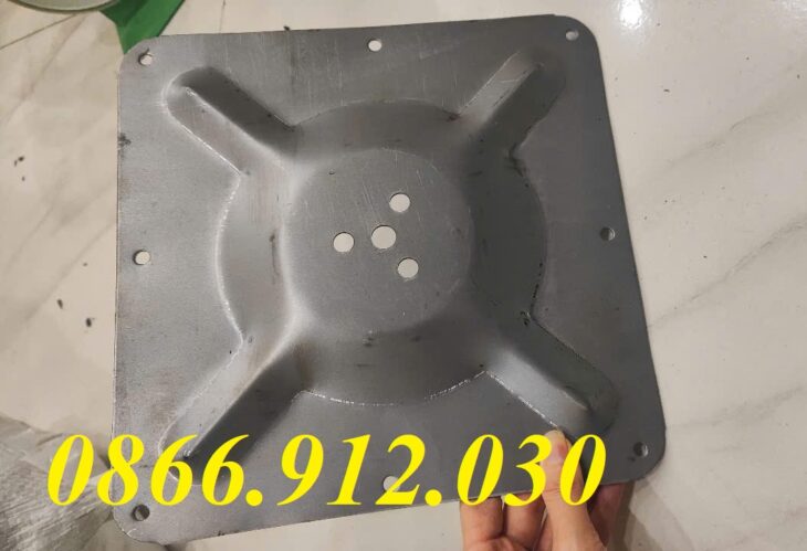 Mặt bích bàn cà phê 250x250mm, bas liên kết mặt bàn