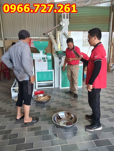Dàn Máy Xát Gạo Liên Hoàn Takyo TK1200 năng suất 1 tấn/h