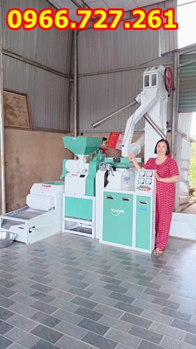 Dàn Máy Xát Gạo Liên Hoàn Takyo TK1200 năng suất 1 tấn/h