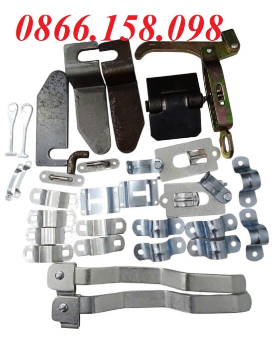 Bộ Tay Gài Khóa Thùng Xe Tải thép mạ Bền, Đẹp, An Toàn