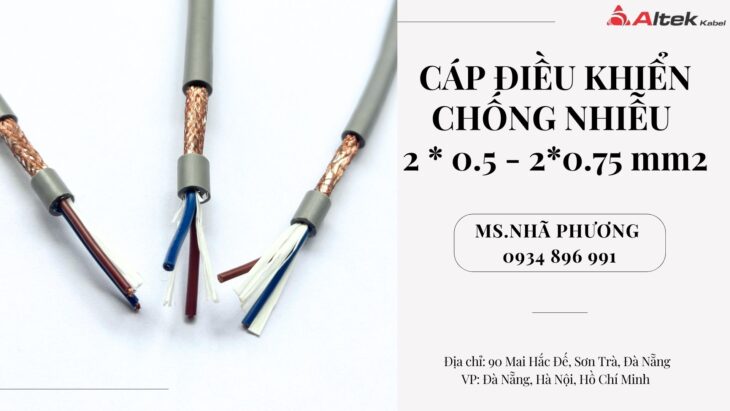 CÁP ĐIỀU KHIỂN 2 X 0.75 MM2, 2 X 0.75 MM2 GIAO HÀNG TOÀN QUỐC CÁP ĐIỀU KHIỂN 2 X 0.75 MM2, 2 X 0.75 MM2 GIAO HÀNG TOÀN QUỐC