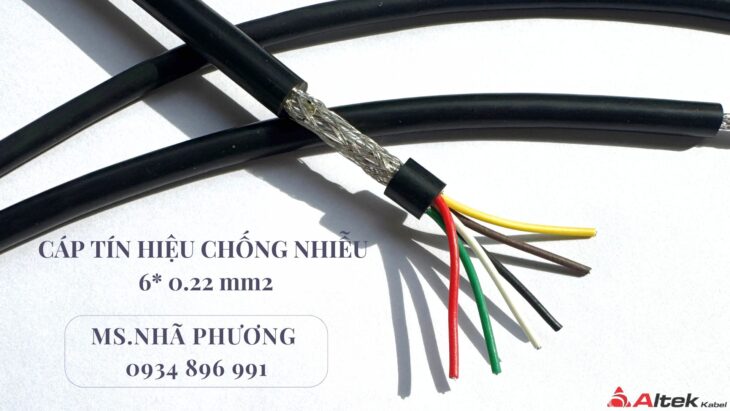 CÁP TÍN HIỆU CHỐNG NHIỄU 6*0.22 MM2 ALTEK KABEL CÁP TÍN HIỆU CHỐNG NHIỄU 6*0.22 MM2 ALTEK KABEL