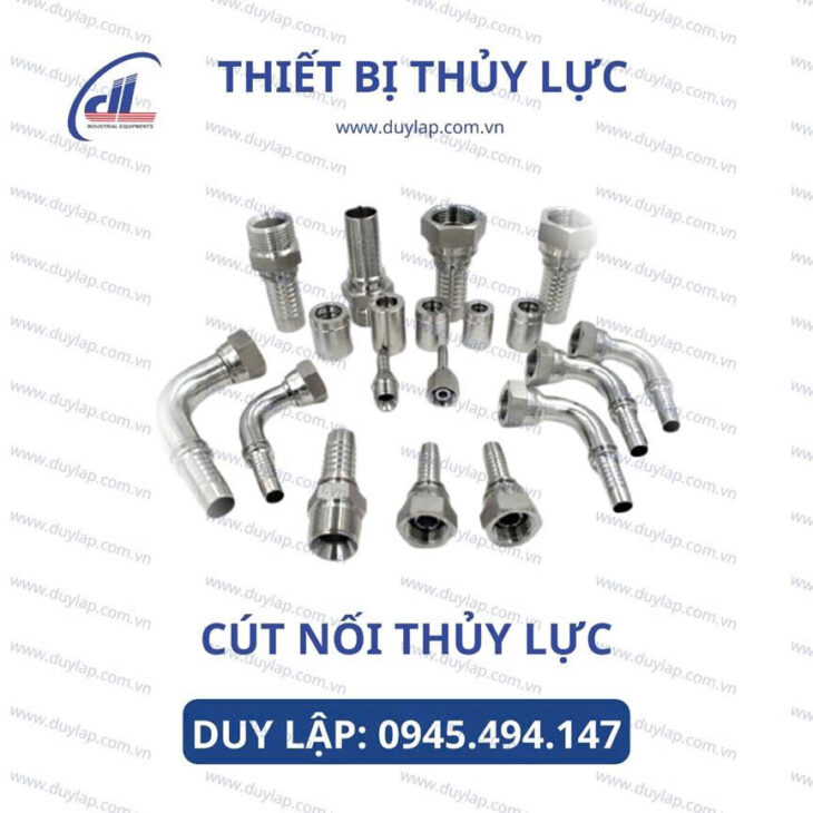 Co, cút, đầu nối thuỷ lực