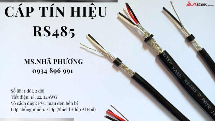 CÁP TÍN HIỆU RS485 1 PAIR 2 PAIR 18, 22, 24 AWG CÓ SẴN – GIAO NGAY CÁP TÍN HIỆU RS485 1 PAIR 2 PAIR 18, 22, 24 AWG CÓ SẴN – GIAO NGAY
