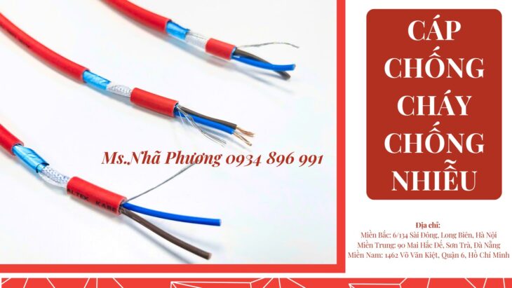 CÁP TÍN HIỆU CHỐNG CHÁY, CHỐNG NHIỄU 2*1.5 MM2 ĐÀ NẴNG
