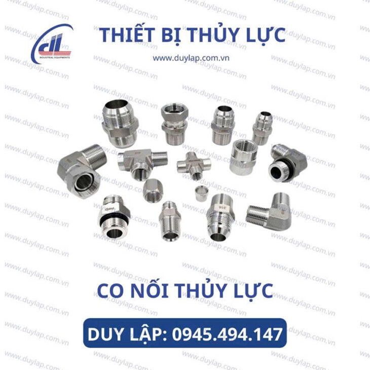 Co, cút, đầu nối thuỷ lực