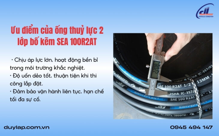 Ống thuỷ lực 2 lớp kẽm