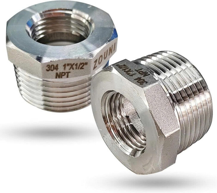 Co, cút, đầu nối inox 304