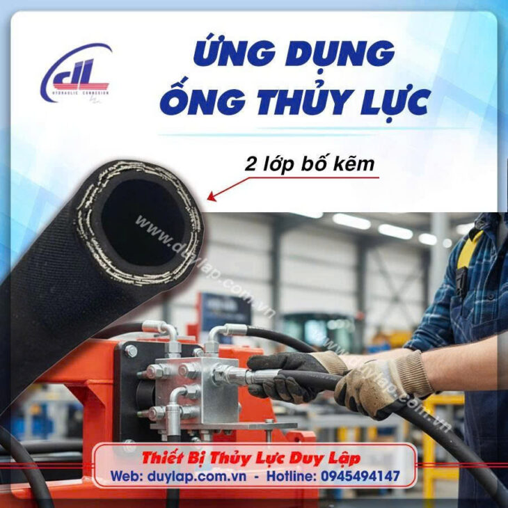 Ống thuỷ lực 2 lớp kẽm