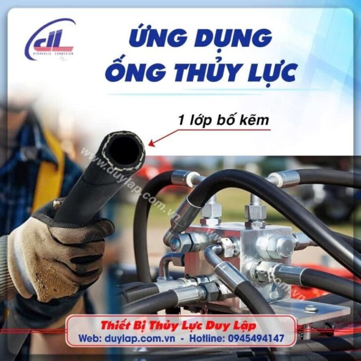 Ống thuỷ lực 1 lớp kẽm