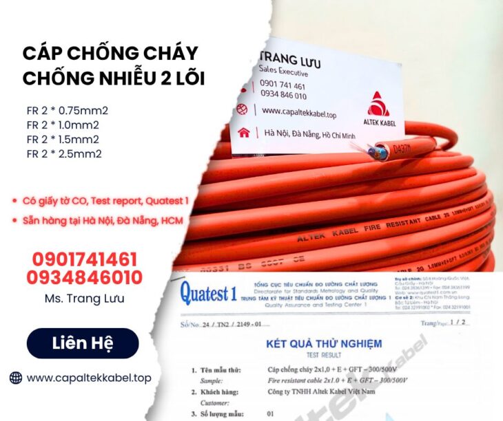 Nhà phân phối cáp chống cháy chống nhiễu Altek Kabel giá xưởng