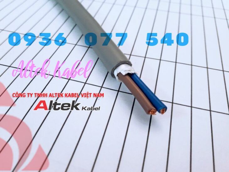 Cáp điều khiển Altek Kabel 2×0.75mm² CT-500 – Không chống nhiễu