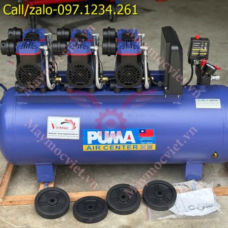 Máy nén khí không dầu Puma 100 lít – 3Hp giá rẻ