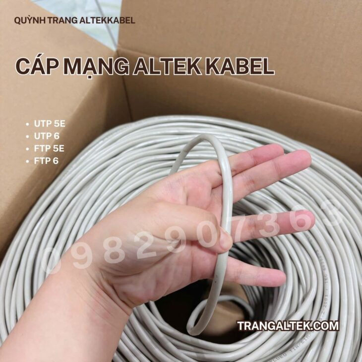 Cáp Mạng cat5, cat6 – Chất Lượng Cao, Lõi Đồng nguyên chất