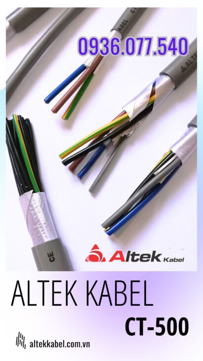 Cáp điều khiển Altek Kabel 2×0.75mm² CT-500 – Không chống nhiễu