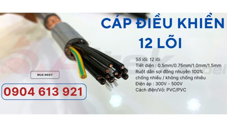 Cáp điện 12 lõi Đà Nẵng, cáp điều khiển 12×0.75mm Altek Kabel Cáp điện 12 lõi Đà Nẵng, cáp điều khiển 12×0.75mm Altek Kabel