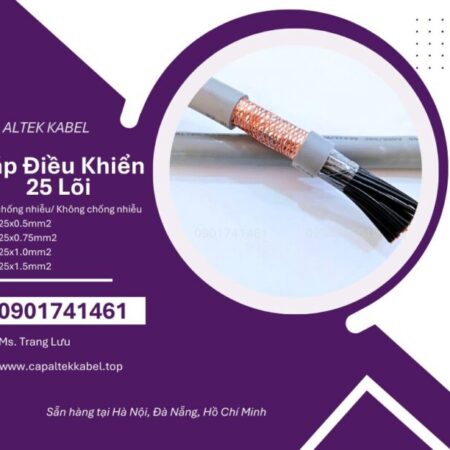 Cáp điều khiển 25×0.5/25×0.75/25×1.0/25×1.5 Altek Kabel